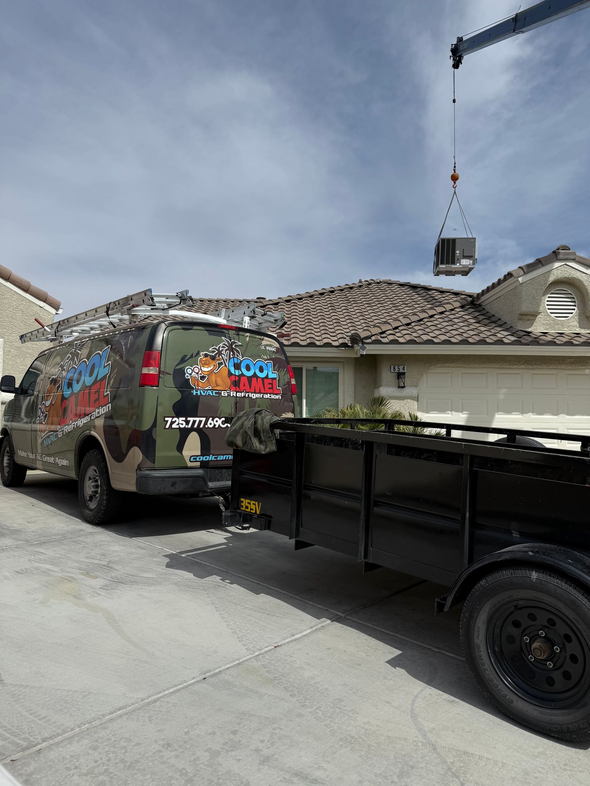 Cool Camel HVAC installation and service work in Las Vegas